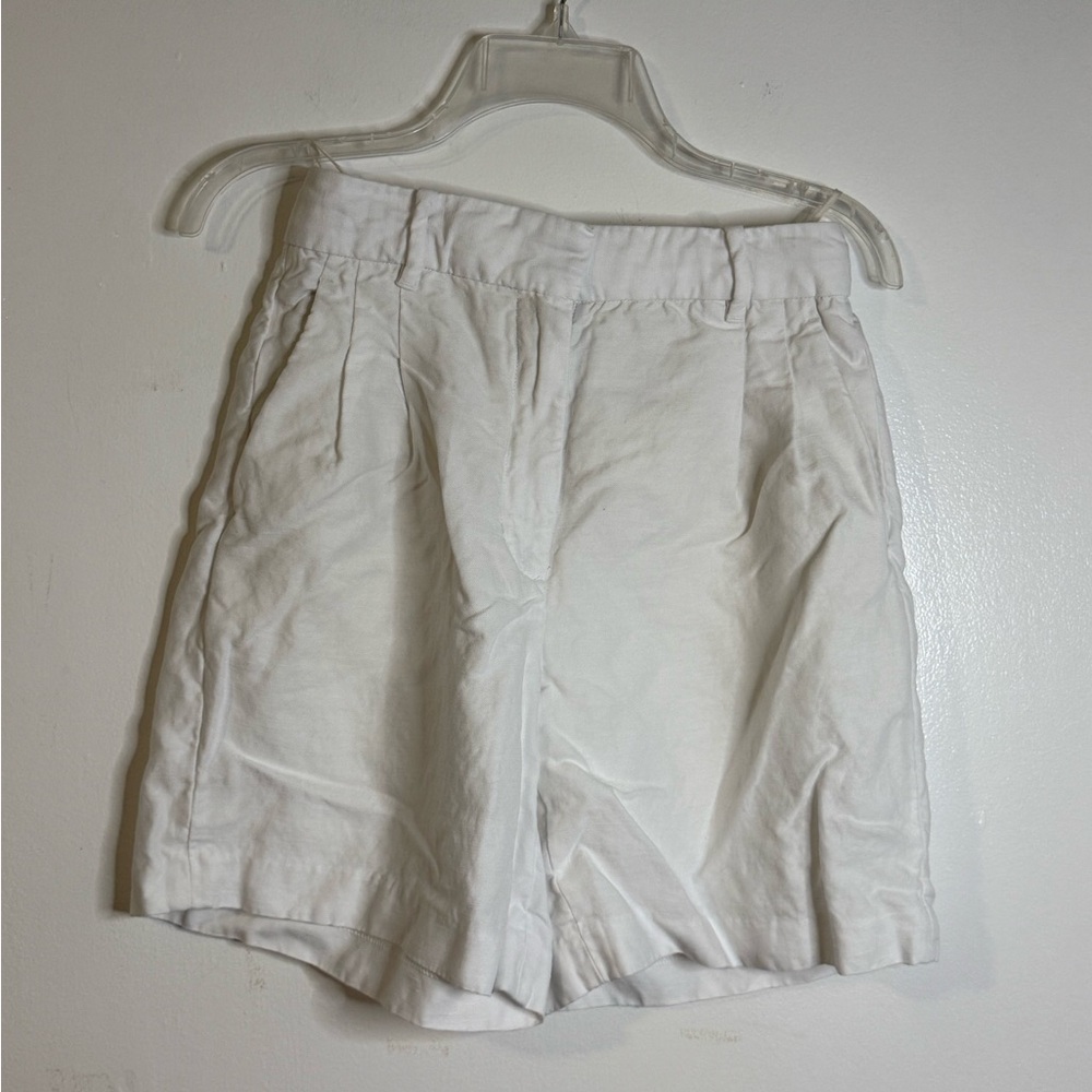 Aritzia Wilfred Linen Effortless Pant, White Size 6 - Picture 4 of 14
